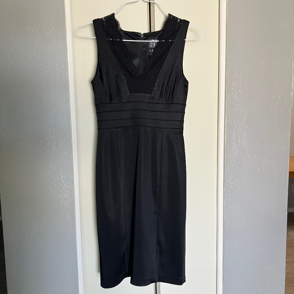 Laura Formal Sheath Dress - Black, size 2